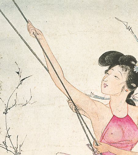新野-胡也佛的仕女画和最知名的金瓶梅秘戏图